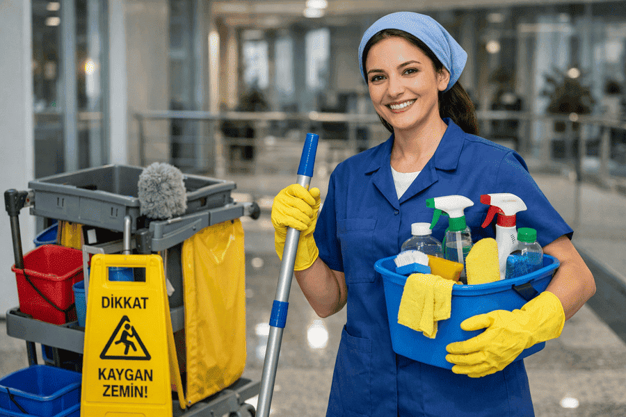 temizlik elemanı temizlik elemanı